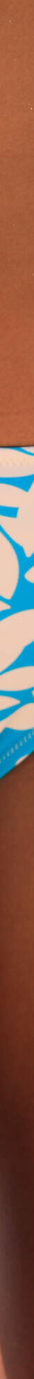 Bas de maillot de bain forme midi imprimé Linao (turquoise / écru) Bas de maillot de bain forme midi imprimé Linao (turquoise / écru)